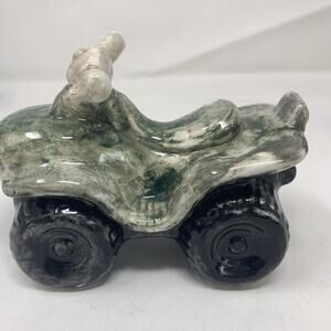 Studio Art Sculpture “Four Wheel” Handpainted